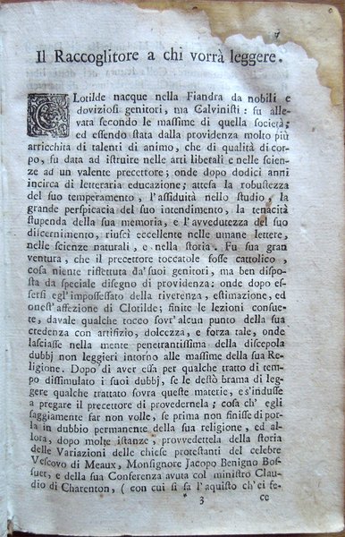 Le conversazioni letterarie di madamigella Clotilde Wandstol, nobile fiamminga convertita …