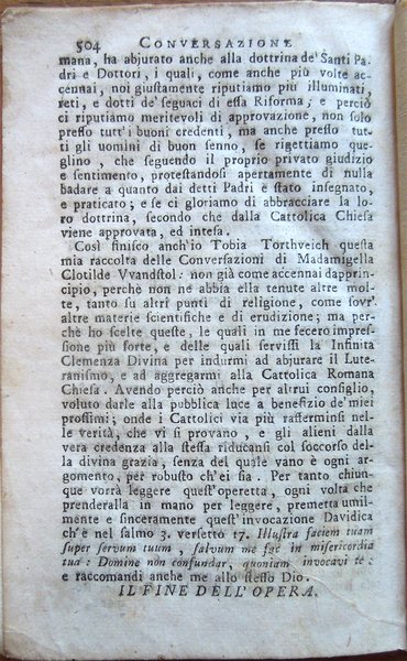 Le conversazioni letterarie di madamigella Clotilde Wandstol, nobile fiamminga convertita …