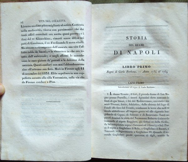 Storia del Reame di Napoli dal 1734 sino al 1825 …