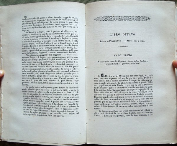 Storia del Reame di Napoli dal 1734 sino al 1825 …