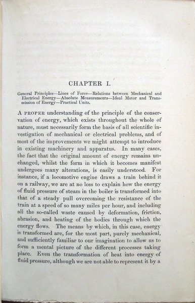 Electric Transmission of Energy, and its Transformation, Subdivision and Distribution. …