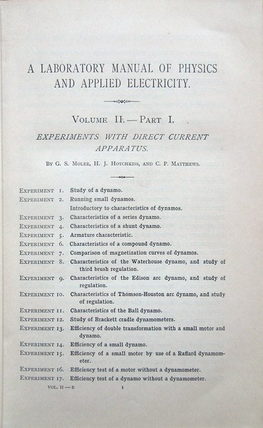 A Laboratory Manual of Physics and Applied Electricity, arranged and …