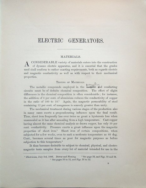 Electric Generators