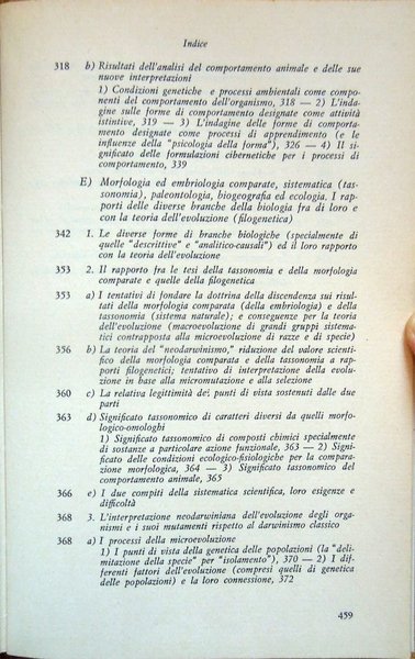 Fondamenti teorici delle scienze biologiche, a cura di Felice Mondella