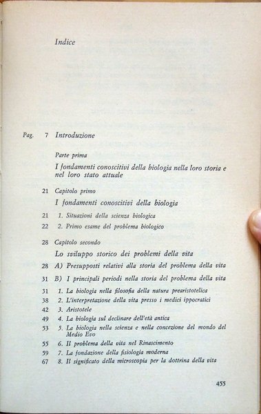 Fondamenti teorici delle scienze biologiche, a cura di Felice Mondella