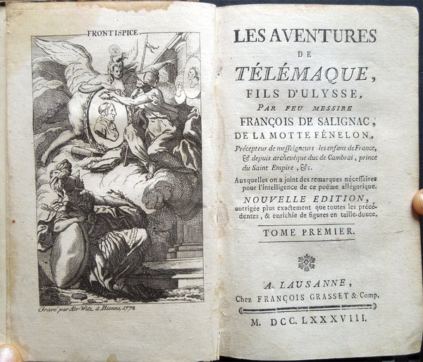 Les aventures de Télémaque, fils d'Ulysse, par feu Messire François …