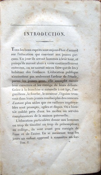 De l'éducation, par Mme Campan . suivi des Conseils aux …