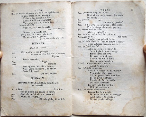 Pelagio. Tragedia lirica in quattro atti. Poesia di Marco D'Arienzo, …