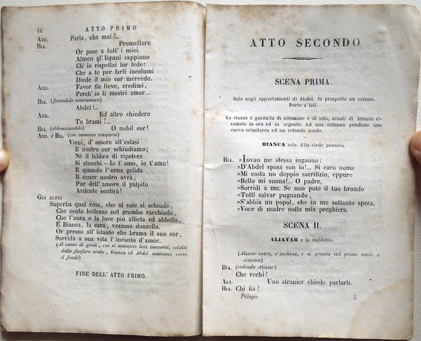 Pelagio. Tragedia lirica in quattro atti. Poesia di Marco D'Arienzo, …