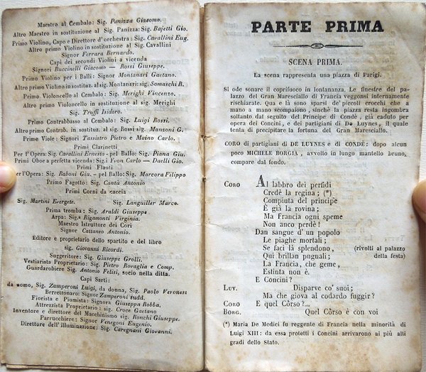 La marescialla d'Ancre. Tragedia lirica in tre parti di G. …