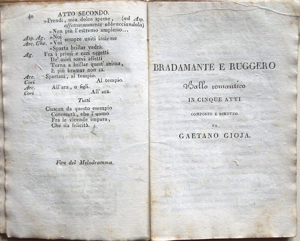 Aspasia ed Agide. Melodramma serio di Luigi Romanelli da rappresentarsi …