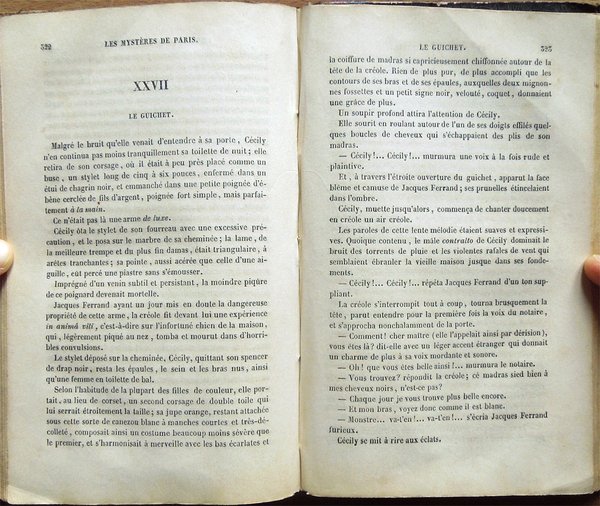 Les mystères de Paris par Eugène Sue. Tome I [-IV]