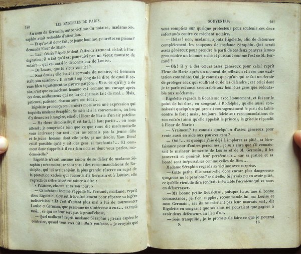 Les mystères de Paris par Eugène Sue. Tome I [-IV]