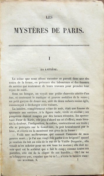 Les mystères de Paris par Eugène Sue. Tome I [-IV]