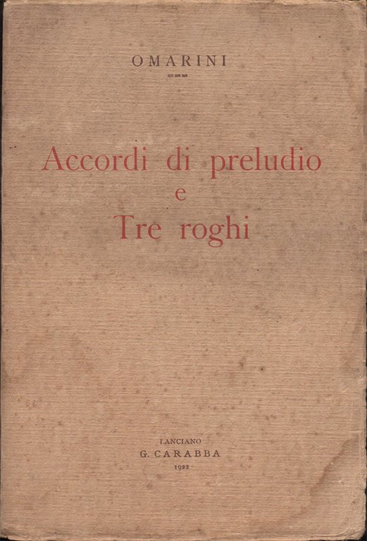 Accordi di preludio e Tre roghi