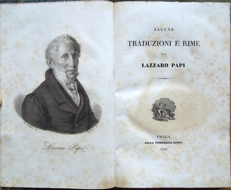 Alcune traduzioni e rime di Lazzaro Papi