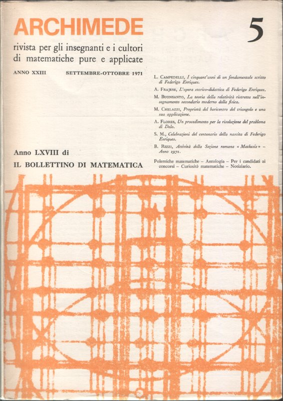 Archimede. Rivista per gli insegnanti e i cultori di matematiche …