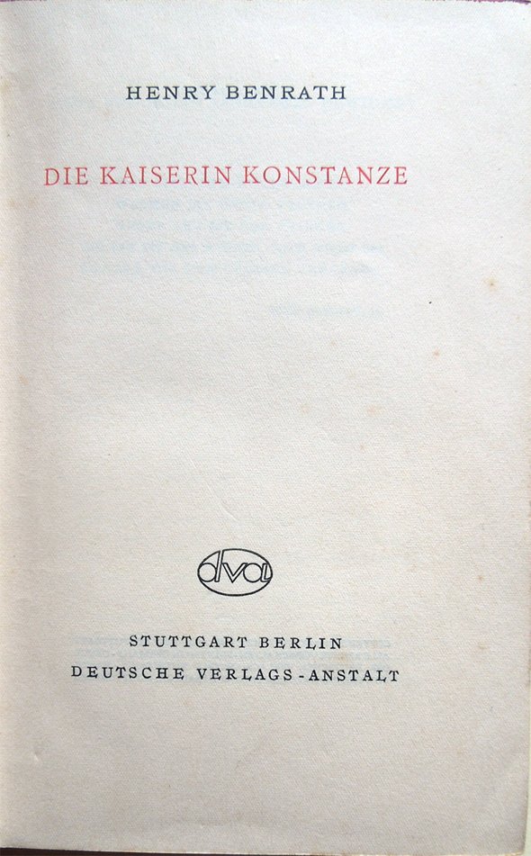 Die Kaiserin Konstanze