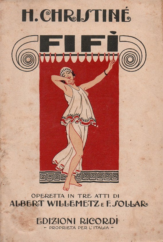 Fifì. Operetta in tre atti. Libretto di Albert Willemetz e …