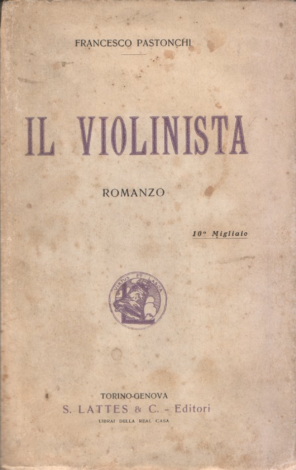 Il violinista. Romanzo