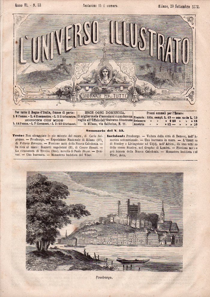 L'Universo Illustrato, giornale per tutti. Anno VI - N. 53, …