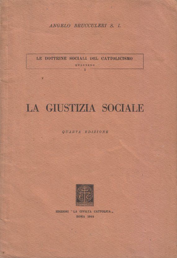 La giustizia sociale. Quarta edizione