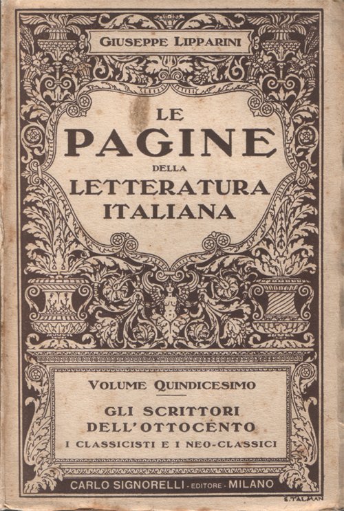 Le pagine della letteratura italiana. Antologia dei passi migliori e …