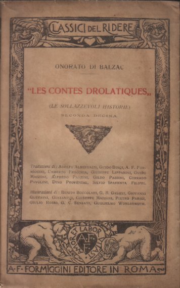 Les contes drolatiques (Le sollazzevoli historie). Seconda decina