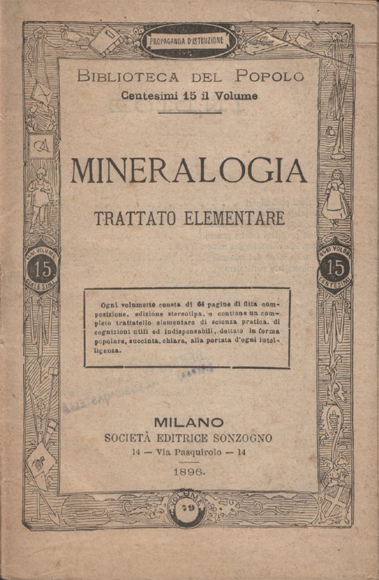 Mineralogia. Trattato elementare