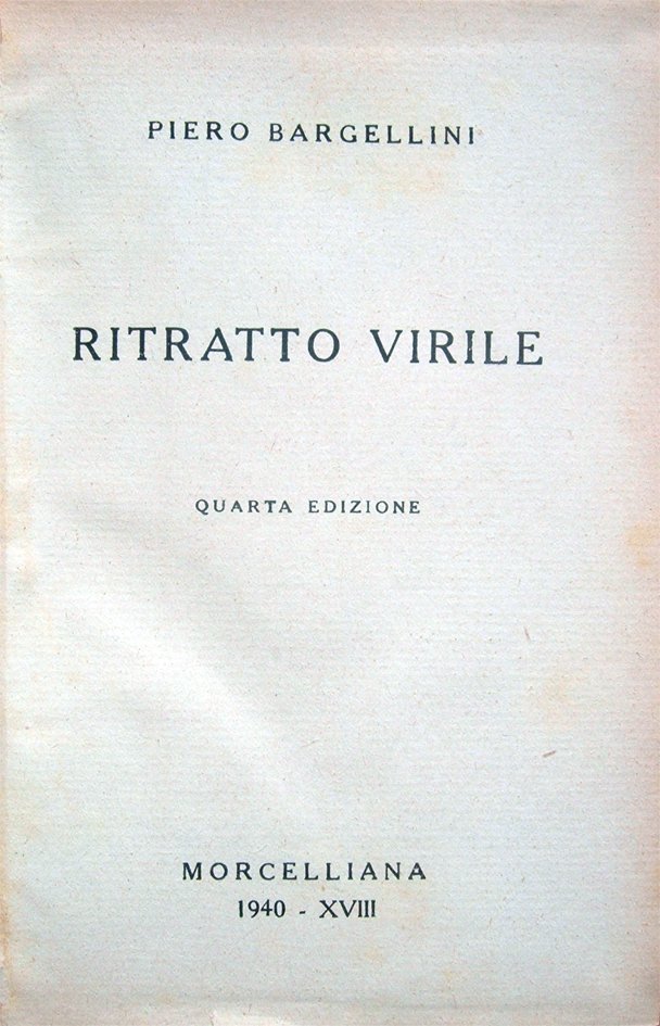 Ritratto virile. Quarta edizione