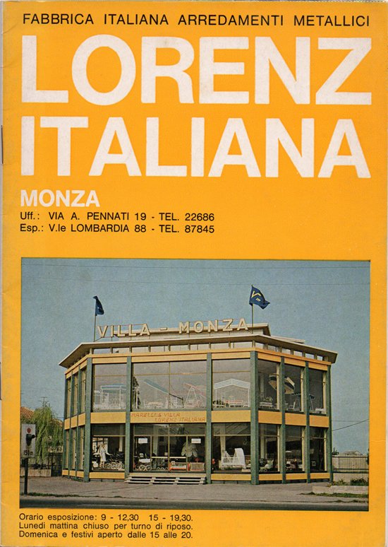 Vecchio catalogo della Lorenz Italiana - Fabbrica Italiana Arredamenti Metallici, …