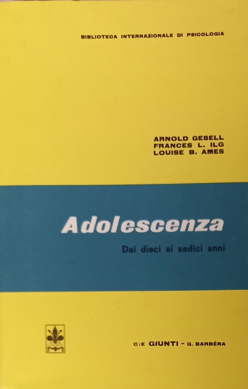 Adolescenza. Dai dieci ai sedici anni