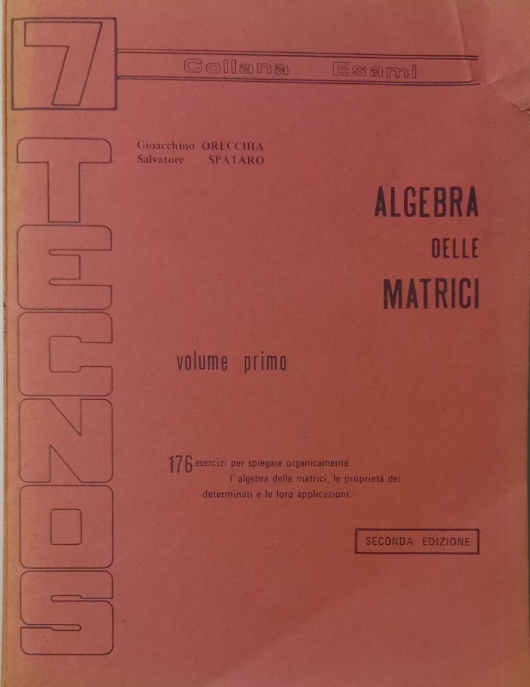 Algebra delle matrici vol i^