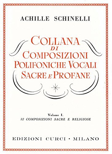 COLLANA DI COMPOSIZIONI POLIFONICHE VOCALI SACRE E PROFANE - VOL1 | Immagine principale