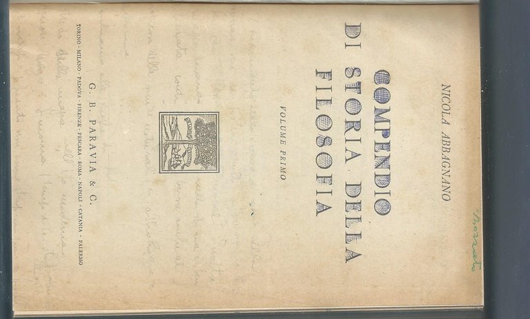 Compendio di storia della filosofia. Vol 1