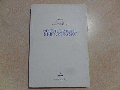 COSTITUZIONE PER L'EUROPA | Immagine principale