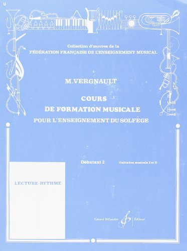 Cours de Formation Musicale pour l'Enseignement du Solfege Deb 2 | Immagine principale