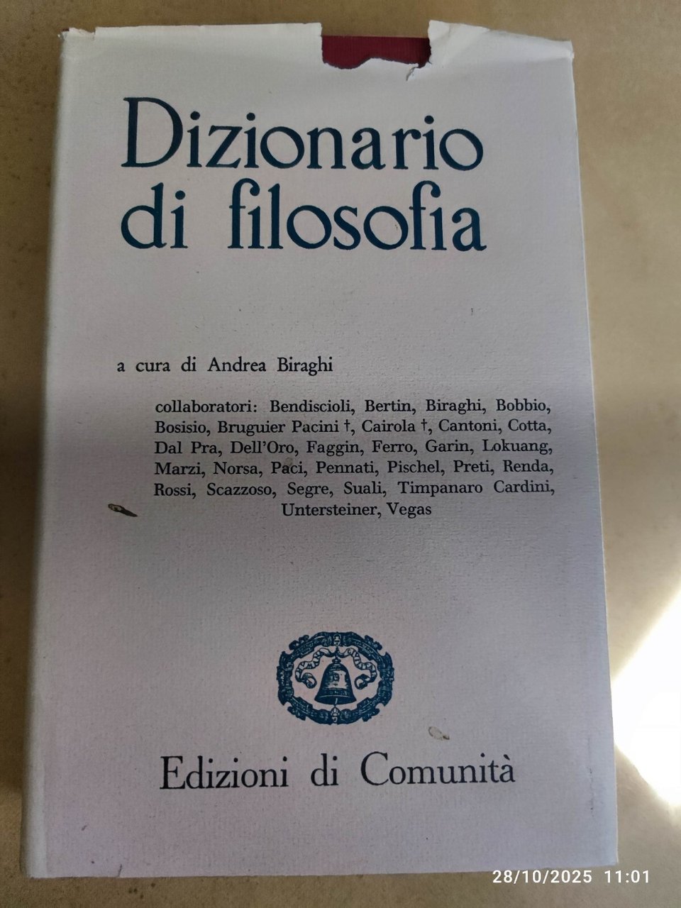 DIZIONARIO DI FILOSOFIA.