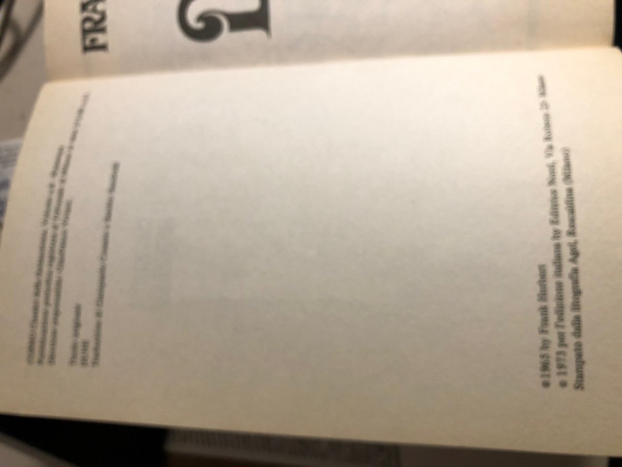 DUNE. COSMO CLASSICI FANTASCIENZA SERIE ORO BROSSURA 1980