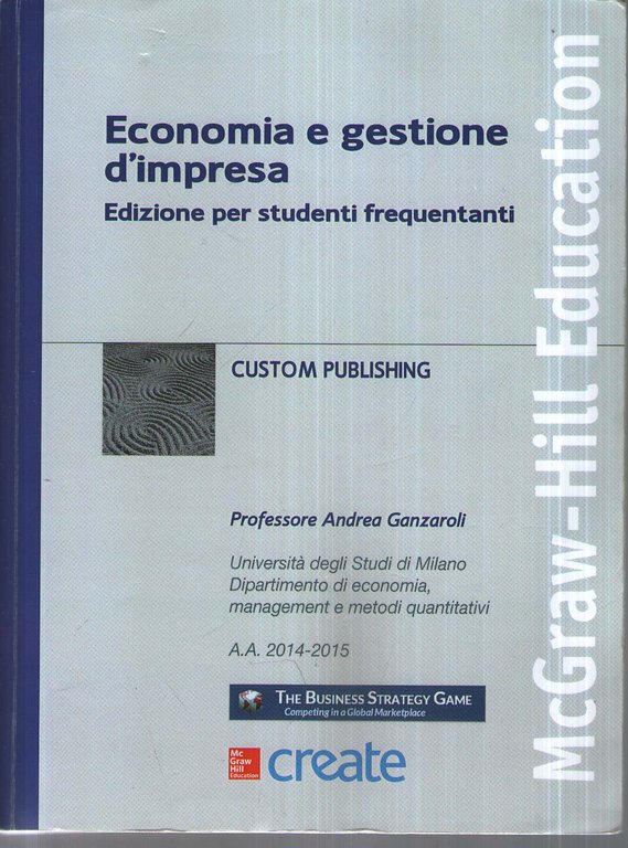 Economia e gestione d'impresa-Business Strategy Game