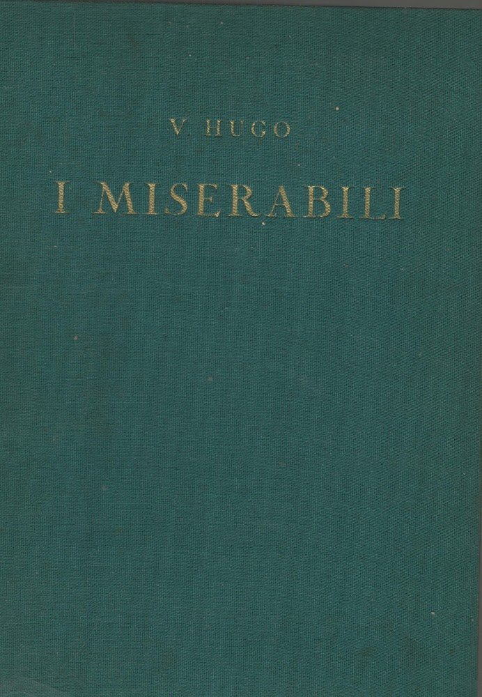 I MISERABILI --- MILANO RIZZOLI 1935