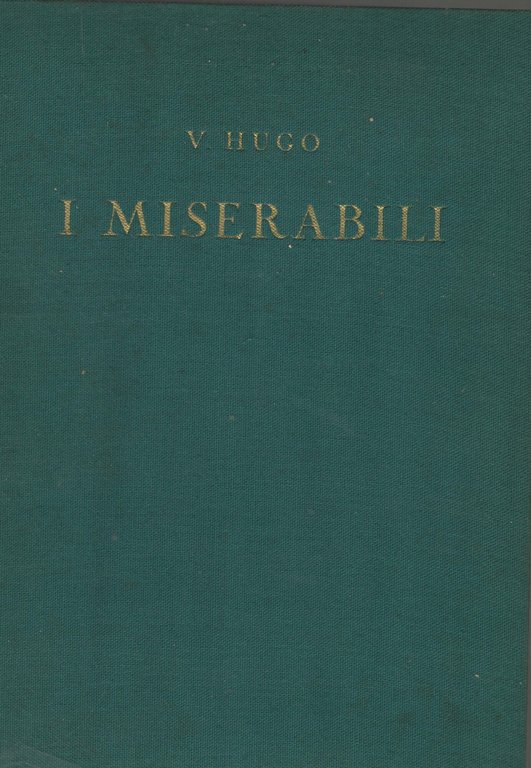 I MISERABILI --- MILANO RIZZOLI 1935