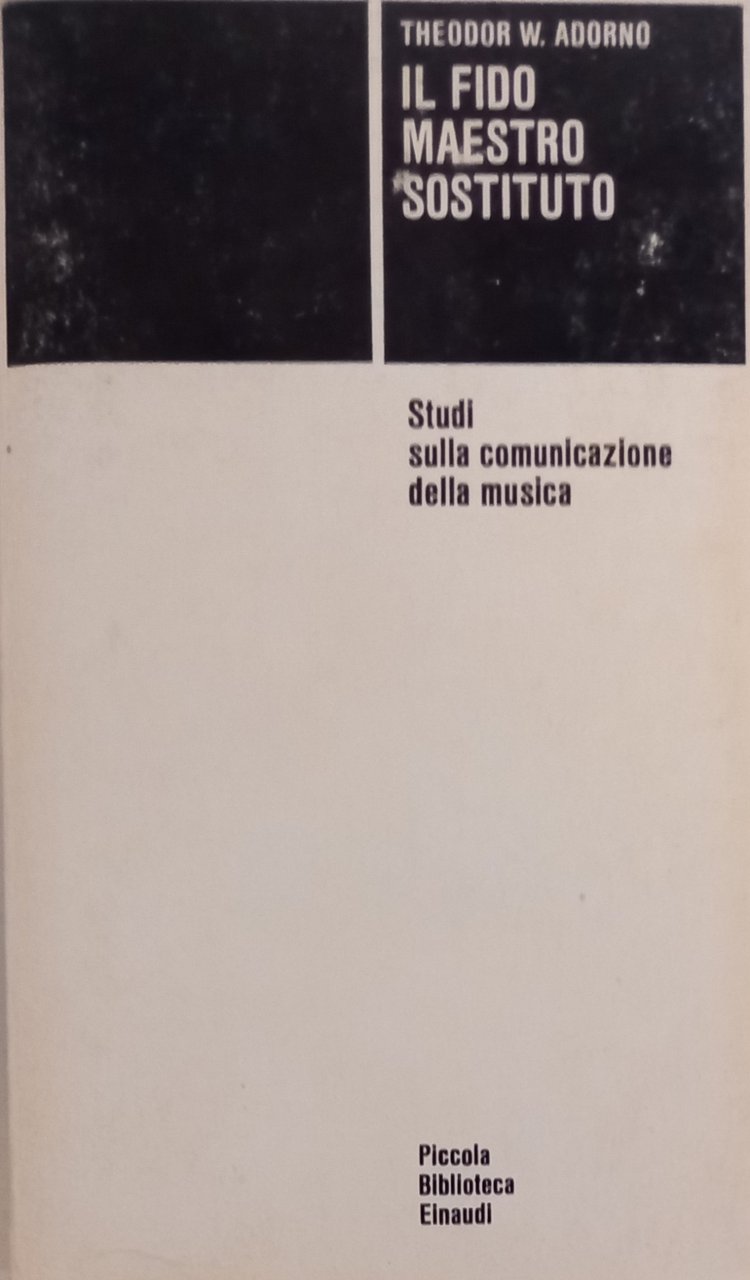 Il fido maestro sostituto