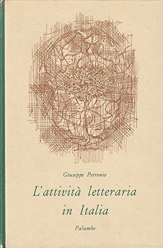 l'attivita' letteraria in italia