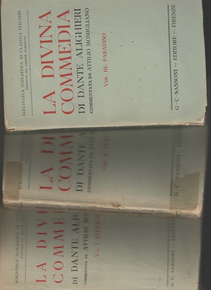 LA DIVINA COMMEDIA INFERNO ,PURGATORIO,PARADISO