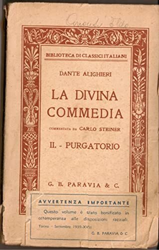 LA DIVINA COMMEDIA. PURGATORIO.