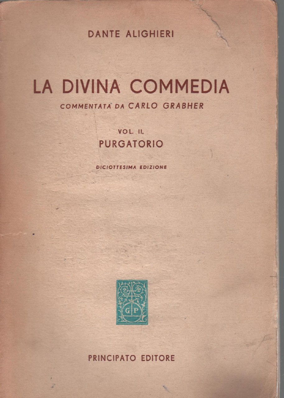 LA DIVINA COMMEDIA PURGATORIO