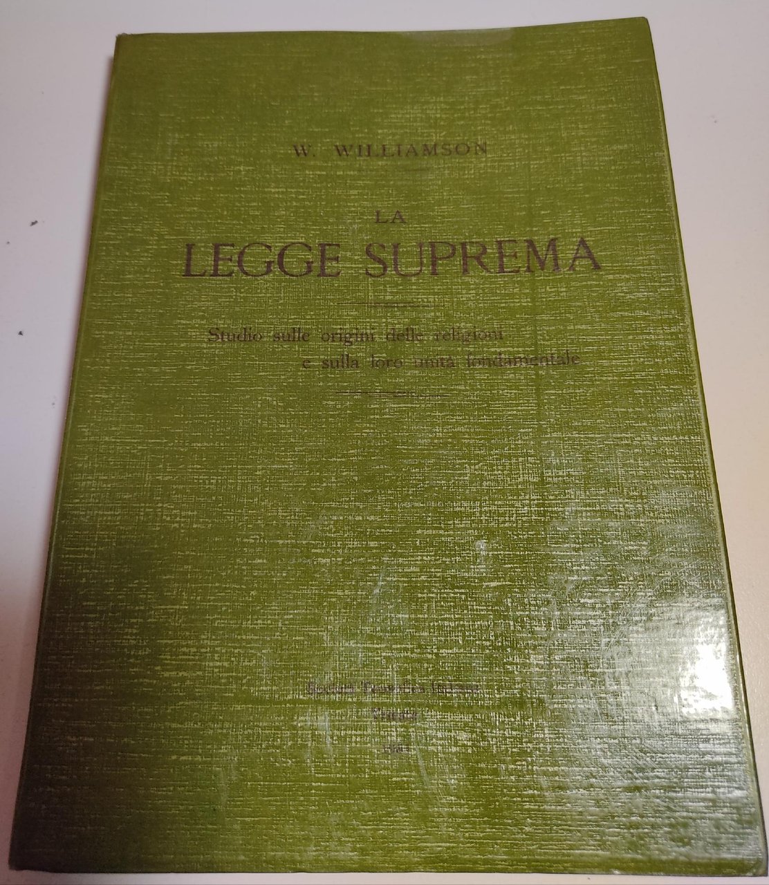 La legge suprema. Studio sulle origini delle religioni e sulla …