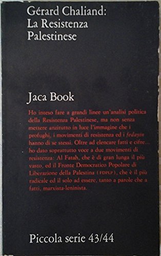 La resistenza palestinese. | Immagine principale