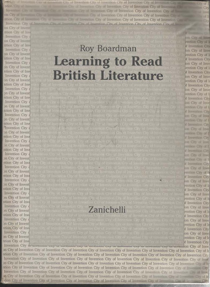 LEARNING TO READ BRITISH LITERATURE.